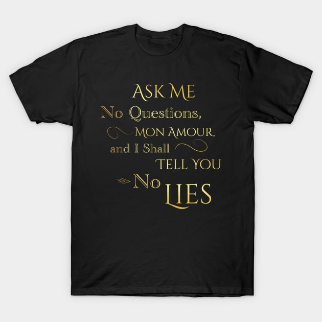 Blood and Honey- No Lies T-Shirt by SSSHAKED
